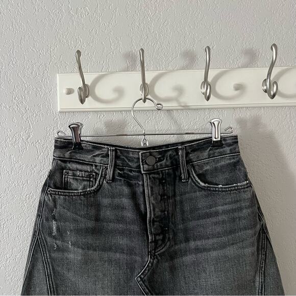 GRLFRND Eva Denim Mini Skirt in Silver Spoon Wash - Picture 3 of 10